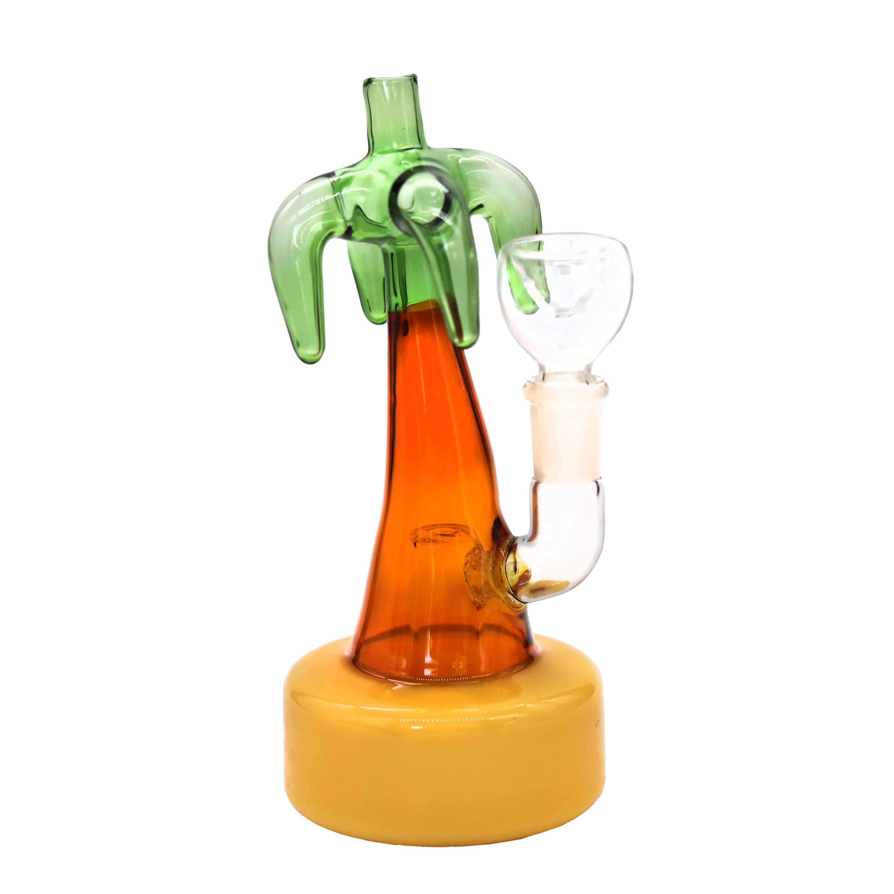 Full Color Palm Tree Waterpipe (SB-7021) | 7 inch | Assorted Colors product image